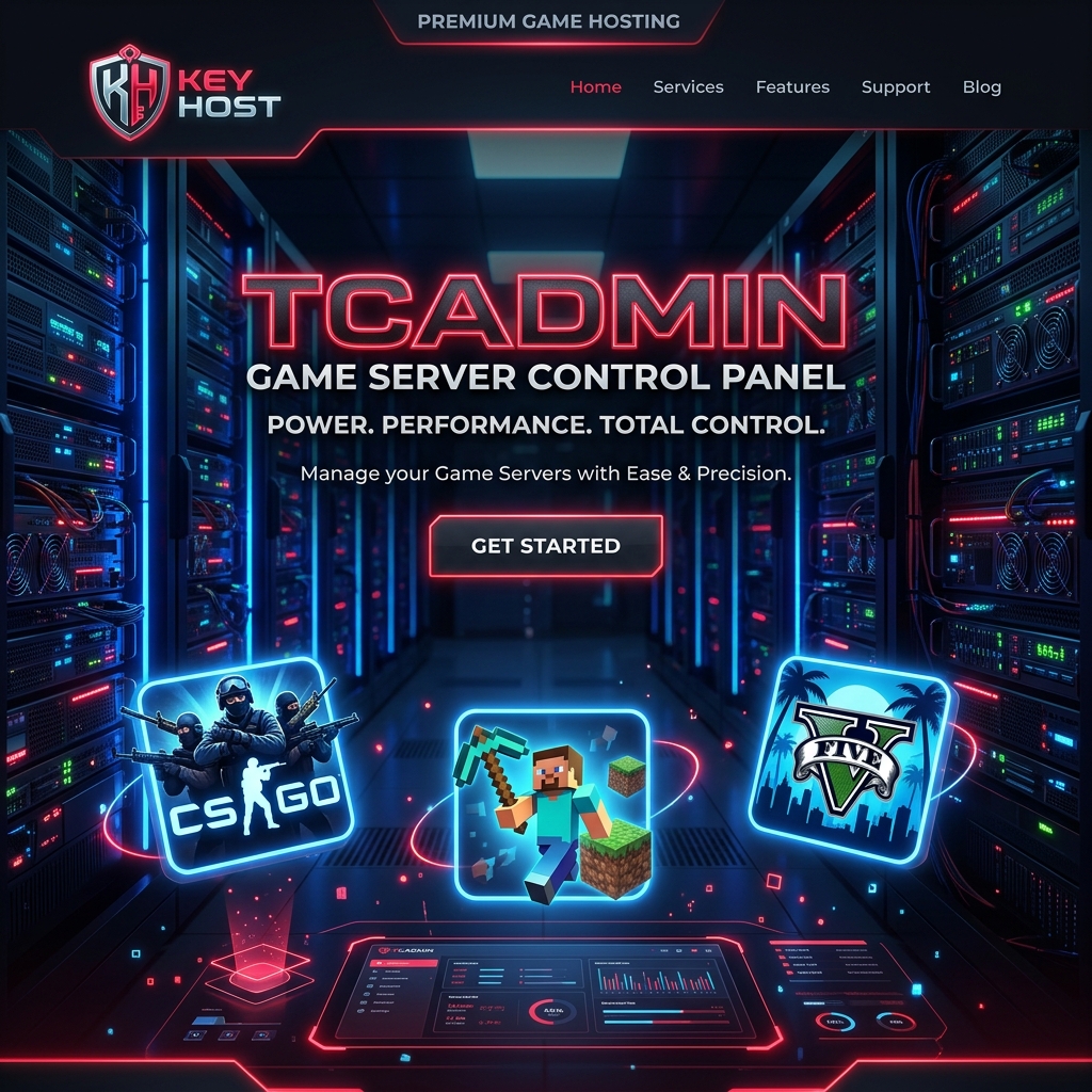 TCAdmin Game Panel Banner